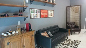 waiting room Cadeira de Barbeiro barbearia